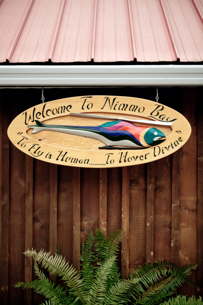 Nimmo Bay Sign